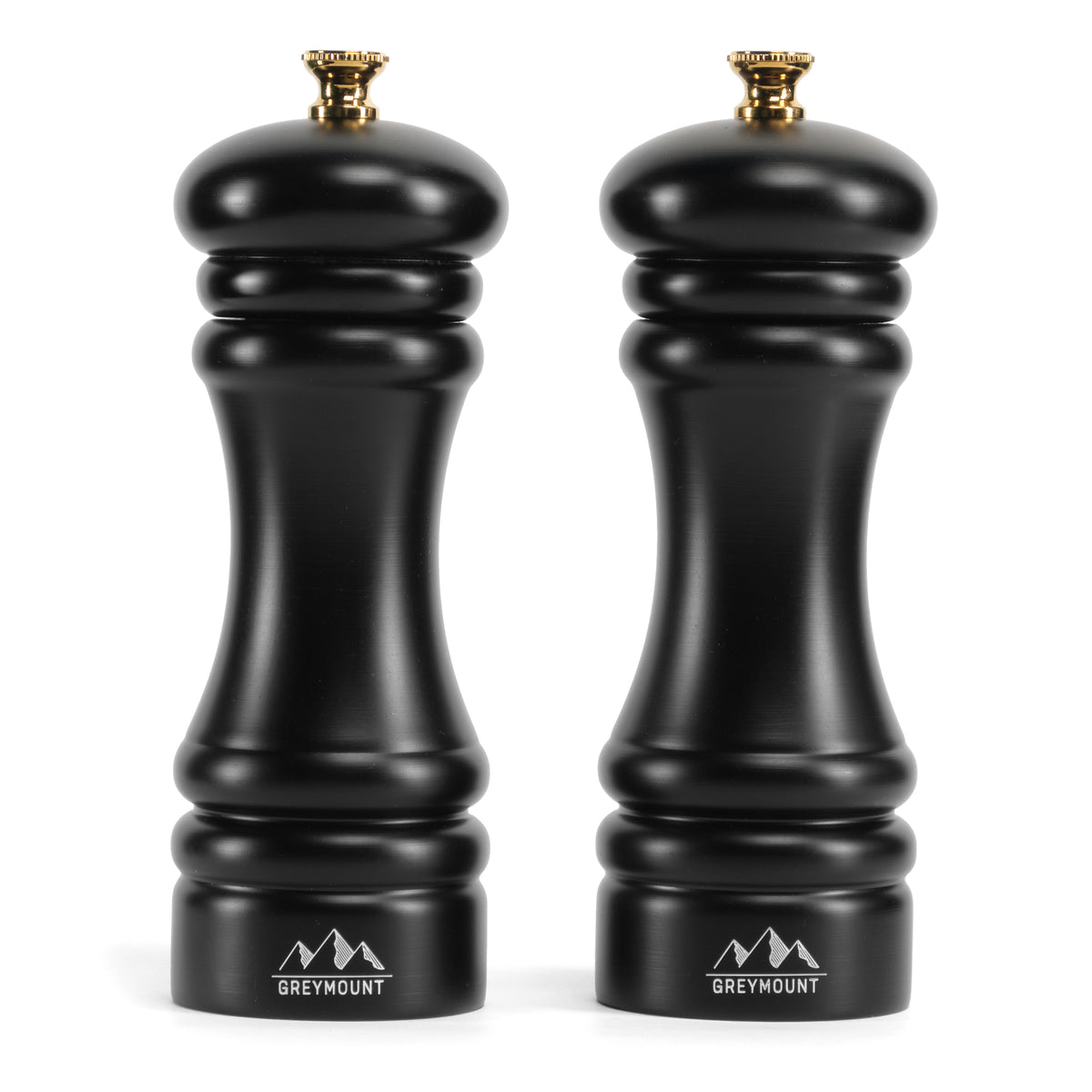 FUJI - Salz- und Pfeffermühle Set (Pure Black, 17 cm)